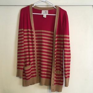 Anthropologie striped cardigan